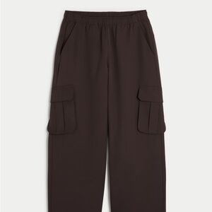 Gilly Hicks Cozy Lined Cargo Pants in Espresso Brown Size Medium